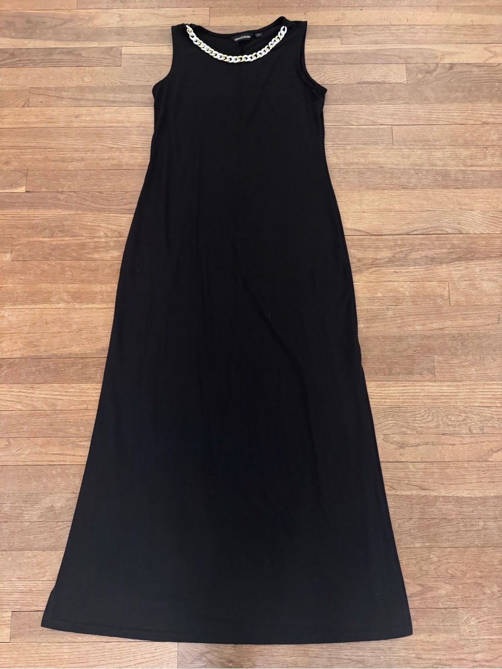 Nina Leonard Women's Black Maxi Dress - Size L
 b78